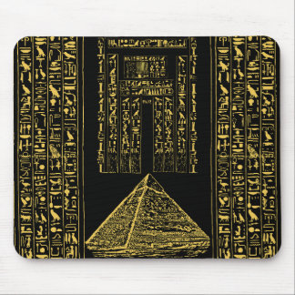 Ancient Egypt Mouse Pad – Pyramid & Hieroglyphic 