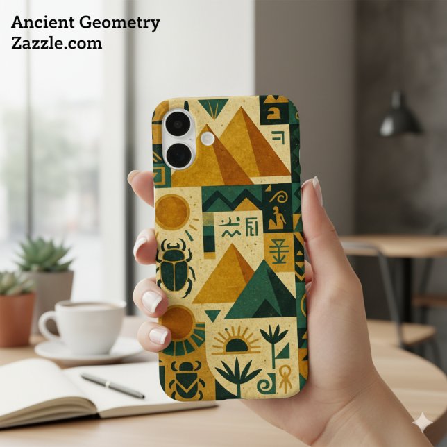 Ancient Egypt Mystique Patchwork Papyrus Case-Mate iPhone Case (Creator Uploaded)