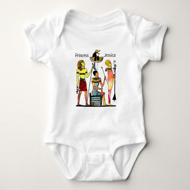 Ancient Egypt Pharaohs Lavish Ormamentation Baby Bodysuit (Front)
