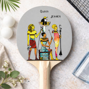 Ancient Egypt Pharaohs Lavish Ormamentation Ping Pong Paddle