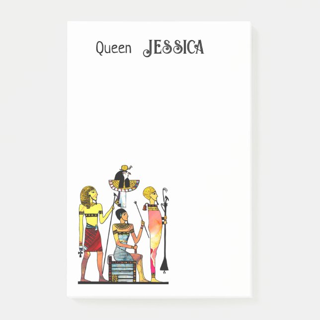 Ancient Egypt Pharaohs Lavish Ormamentation Post-it Notes (Front)