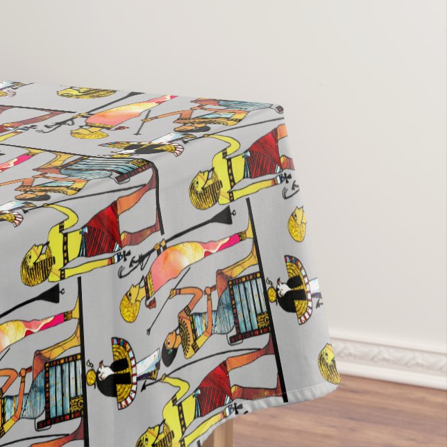 Ancient Egypt Pharaohs Lavish Ormamentation Tablecloth (In Situ)