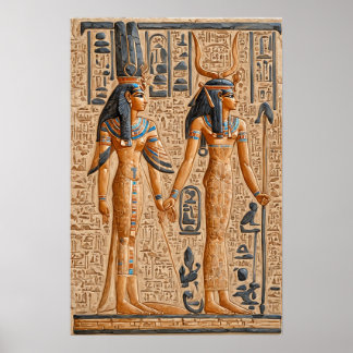 Ancient Egypt,Pharaonic Queen Hatshepsut || Poster
