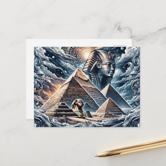 ancient egypt postcard (Front/Back In Situ)