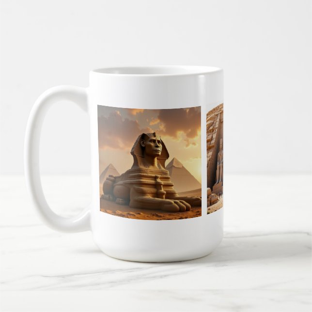 Ancient Egypt Scenes Coffee Mug (Left)