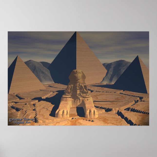 Ancient Egypt - The Sphinx Poster (Front)
