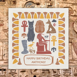 Ancient Egypt Themed Custom Party Napkin