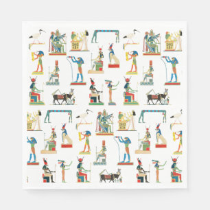 Ancient Egypt Vintage Egyptian Pattern Napkin
