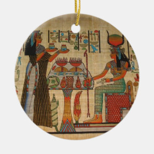 ANCIENT EGYPT WALL MURAL CERAMIC ORNAMENT