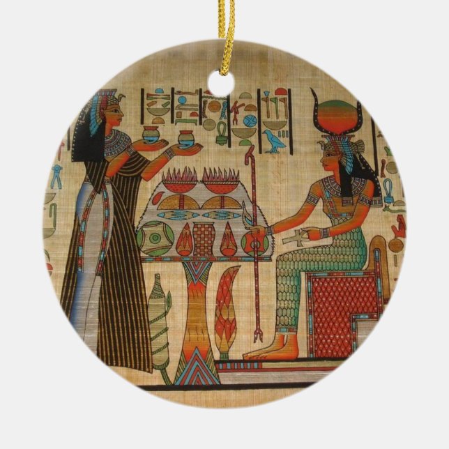 ANCIENT EGYPT WALL MURAL CERAMIC ORNAMENT (Front)