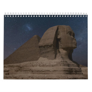 Ancient Egypt with Pyramids, Sphinx Temples Calendar