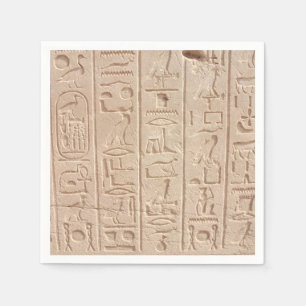 Ancient Egypt Writing Paper Napkins