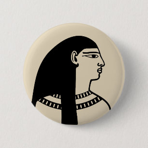 Ancient Egyptian 6 Cm Round Badge