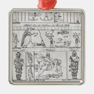 Ancient Egyptian and Persian Metal Tree Decoration