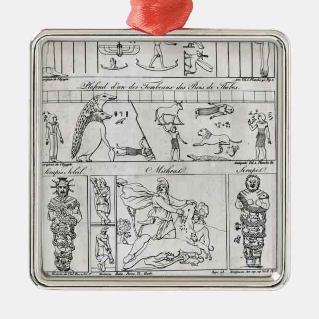 Ancient Egyptian and Persian Metal Tree Decoration (Front)