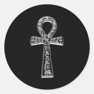 Ancient Egyptian Ankh Classic Round Sticker