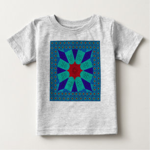 Ancient Egyptian Art: A Vibrant Mandala.  Baby T-Shirt