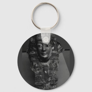 Ancient Egyptian Art B+W Key Ring