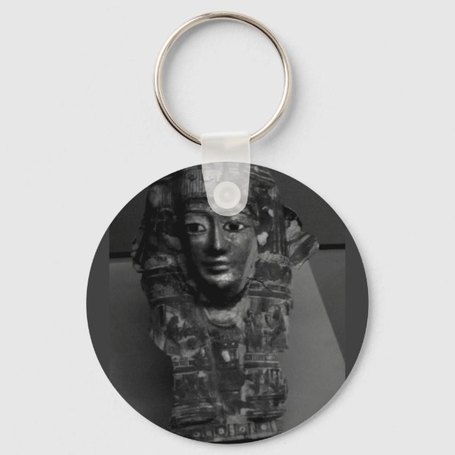 Ancient Egyptian Art B+W Key Ring (Front)