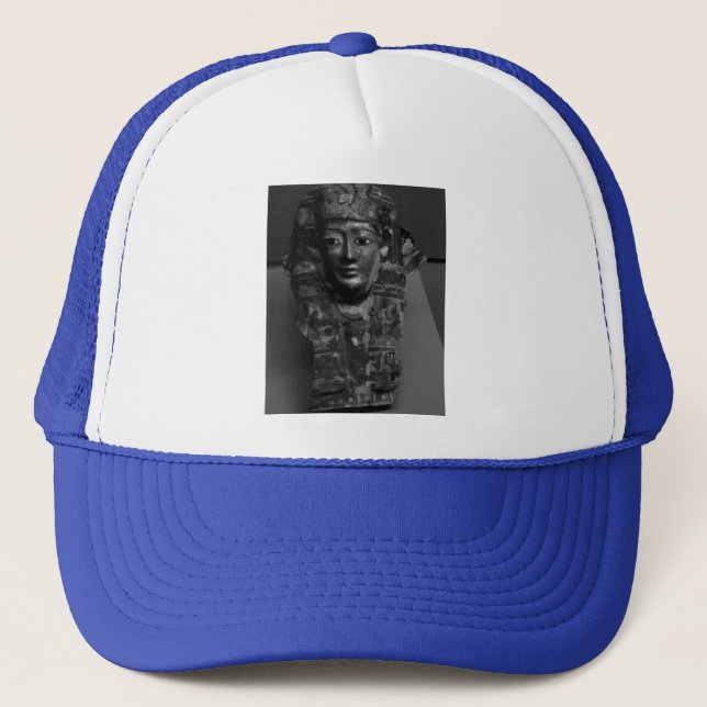 Ancient Egyptian Art B+W Trucker Hat (Front)