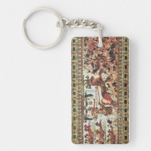 Ancient Egyptian Art Key Ring