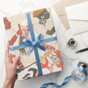Ancient Egyptian art pattern Wrapping Paper