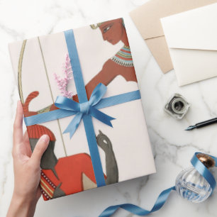 Ancient Egyptian art pattern Wrapping Paper