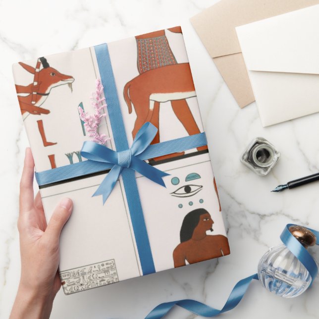Ancient Egyptian art pattern Wrapping Paper (Gifting)