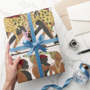 Ancient Egyptian art pattern Wrapping Paper