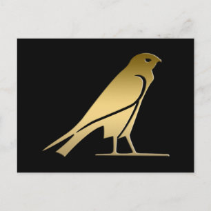 Ancient Egyptian bird – goddess Nekhbet Postcard