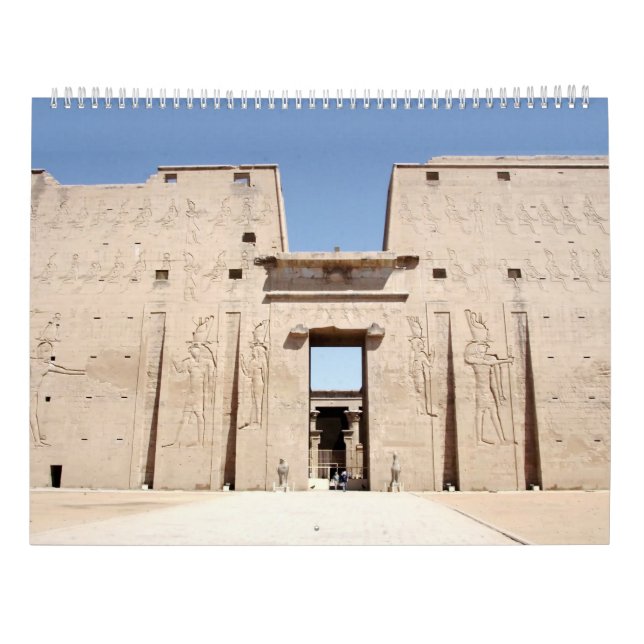 Ancient Egyptian Civilisation Temples Travel Calendar (Back)