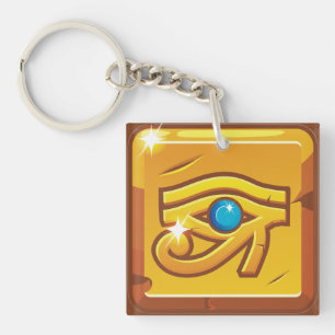 Ancient Egyptian Eye of Horus Protection Talisman Key Ring