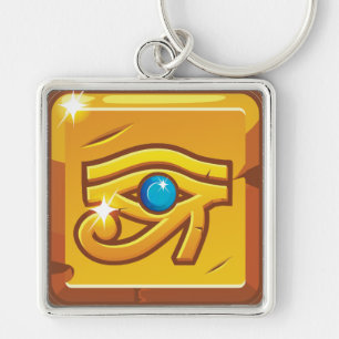 Ancient Egyptian Eye of Horus Protection Talisman Key Ring