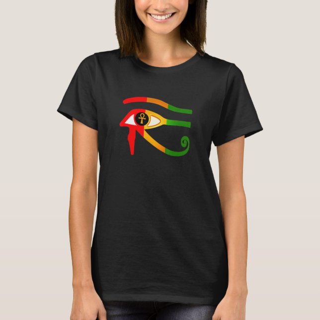 Ancient Egyptian Eye Of Horus T-Shirt (Front)