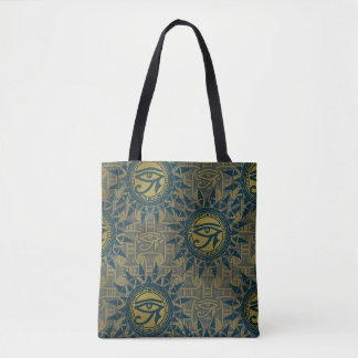 Ancient Egyptian Eye of Ra Sun Symbol Tote Bag