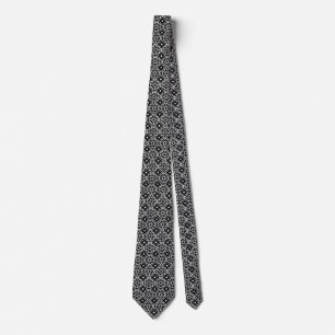 Ancient Egyptian Flowers - Black Tie