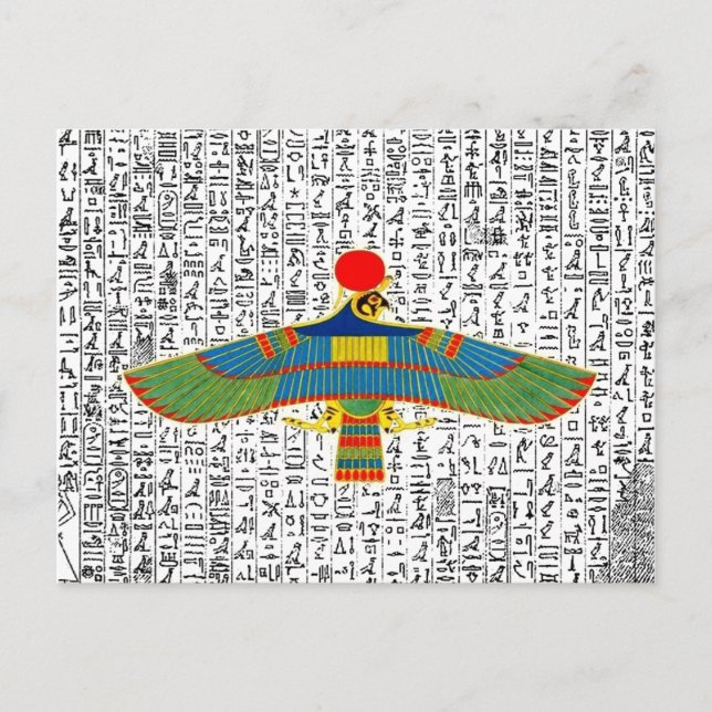 Ancient Egyptian God Horus Hawk Postcard (Front)