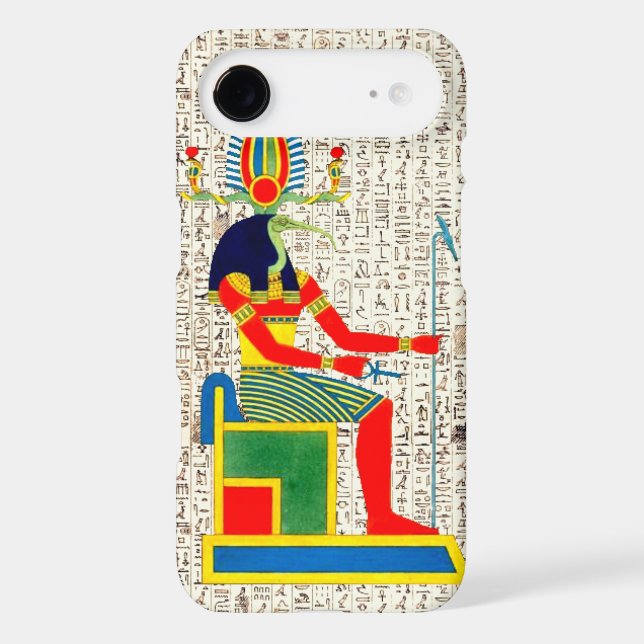 Ancient Egyptian God Thoth Hieroglyphics Case-Mate iPhone Case (Back)