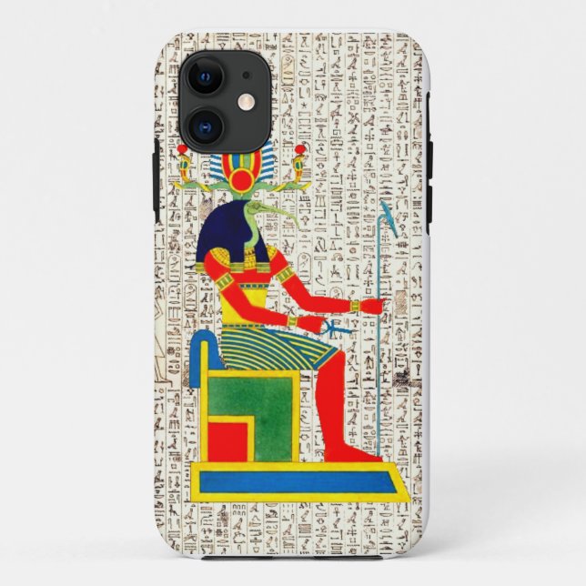 Ancient Egyptian God Thoth Hieroglyphics Design Case-Mate iPhone Case (Back)