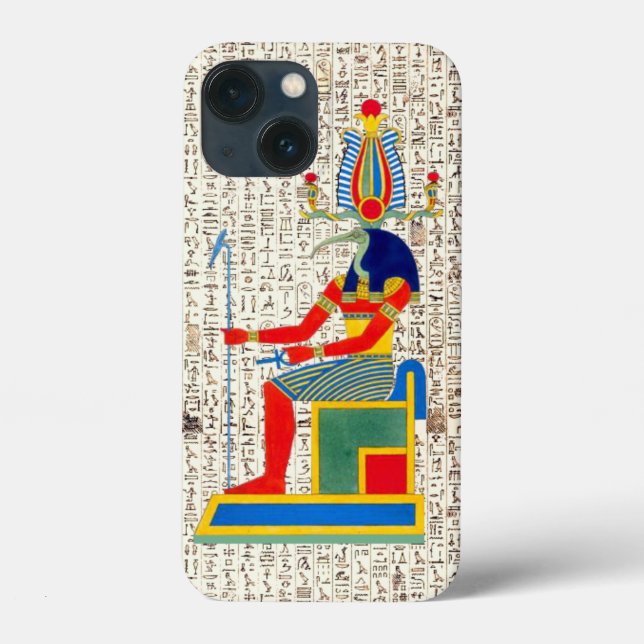 Ancient Egyptian God Thoth Hieroglyphics Design Case-Mate iPhone Case (Back)