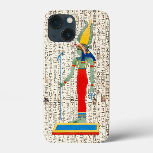 Ancient Egyptian Goddes Hieroglyphics Design Case-Mate iPhone Case (Back)