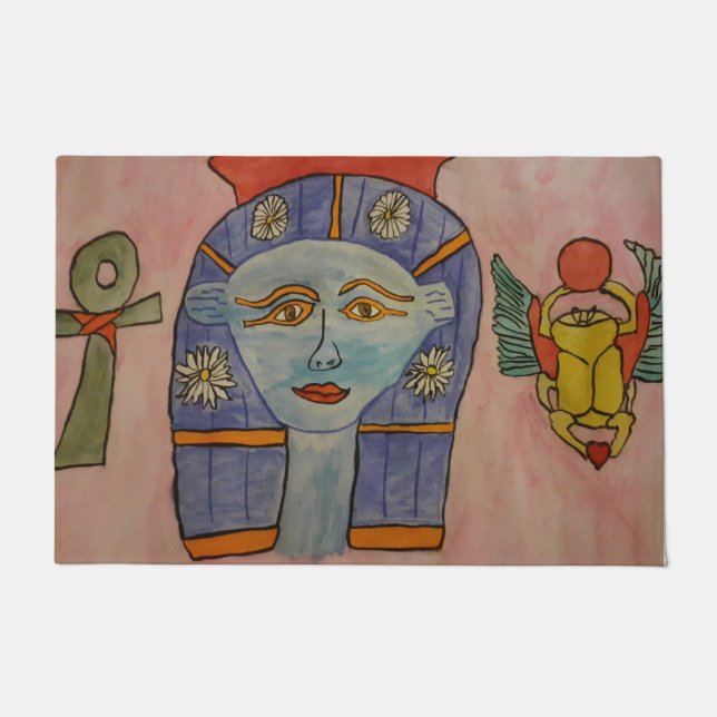 Ancient Egyptian Goddess Doormat (Front)