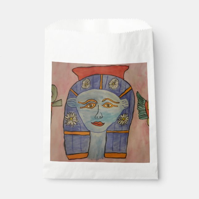 Ancient Egyptian Goddess Favor Bag (Front)