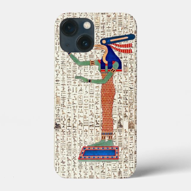 Ancient Egyptian Goddess Hieroglyphics Design Case-Mate iPhone Case (Back)