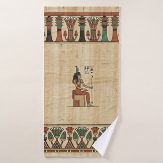 Ancient Egyptian Goddess Isis  Bath Towel