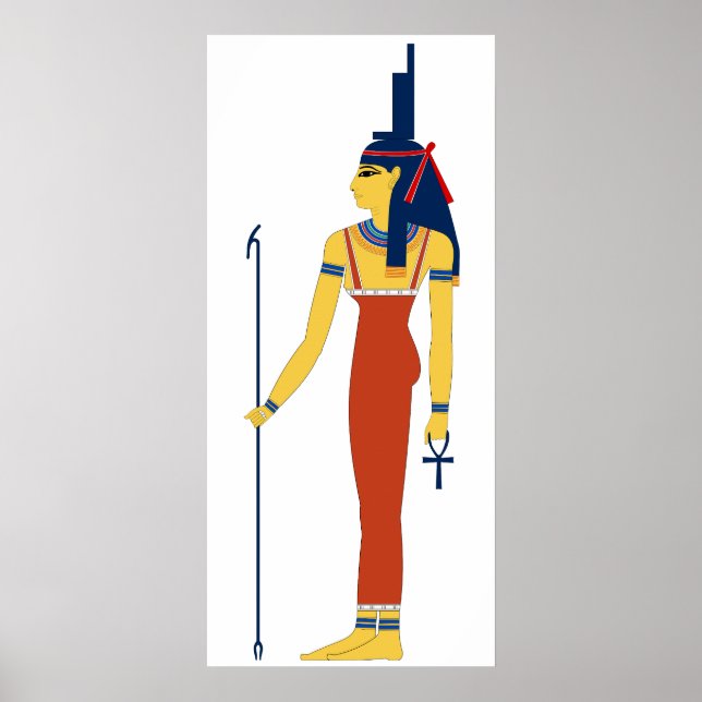 Ancient Egyptian Goddess Isis Poster (Front)