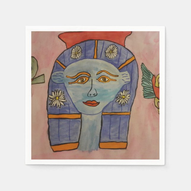 Ancient Egyptian Goddess Paper Napkins (Front)