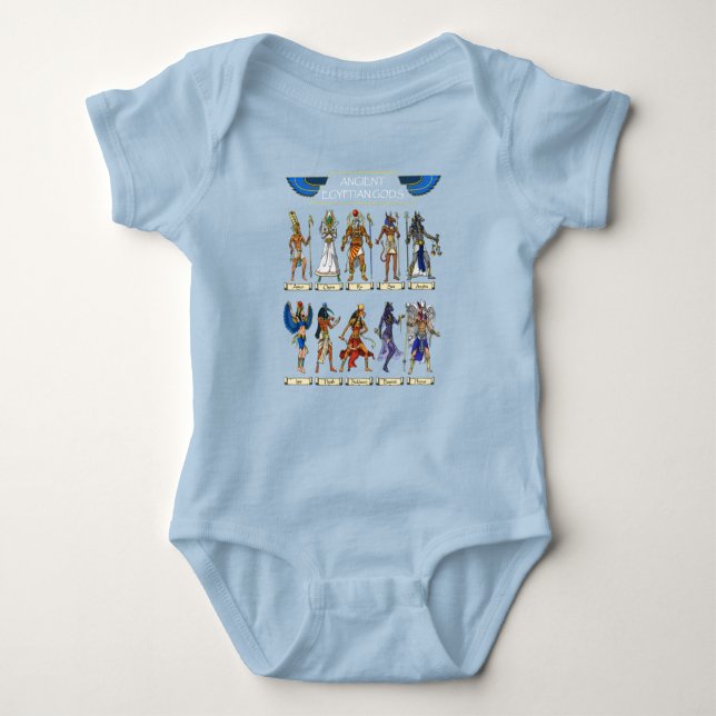 Ancient Egyptian Gods Baby Bodysuit (Front)