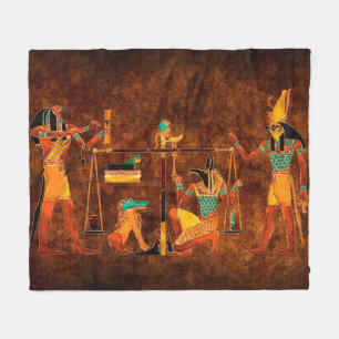 Ancient Egyptian Gods Fleece Blanket