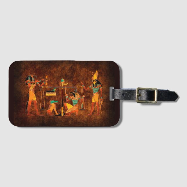 Ancient Egyptian Gods Luggage Tag (Front Horizontal)